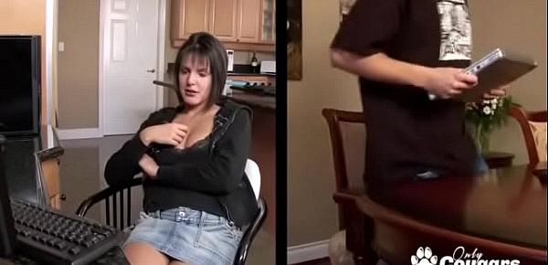  Horny Housewife Invites A Random Dude Over For Some Sex